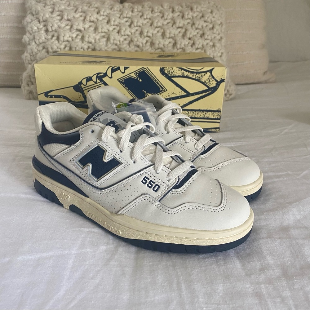 New Balance 550 Aime Leon Dore Navy Blue White men’s size 7